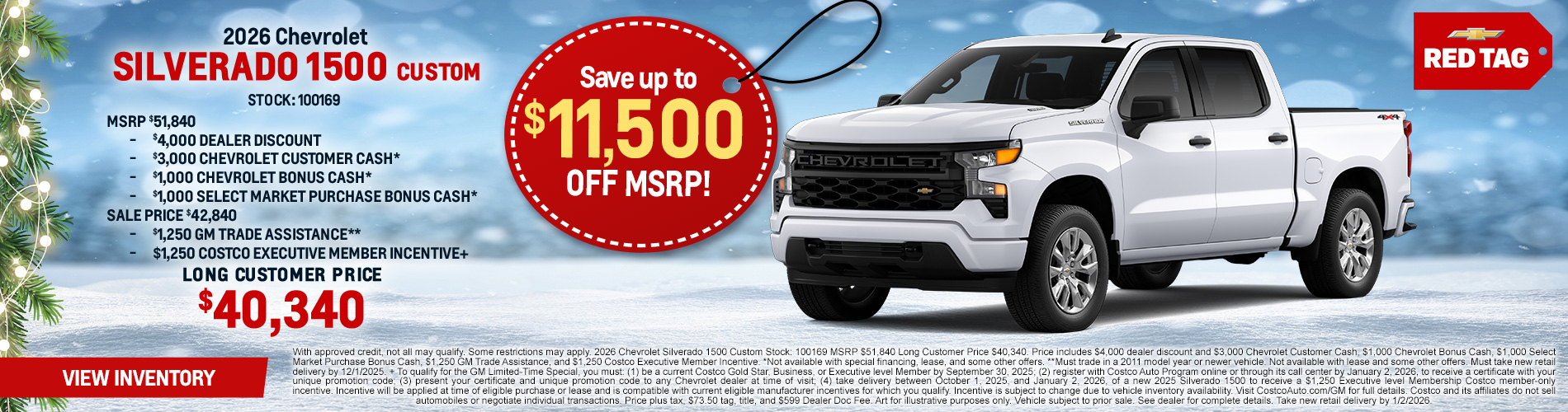 2026 Silverado Custom