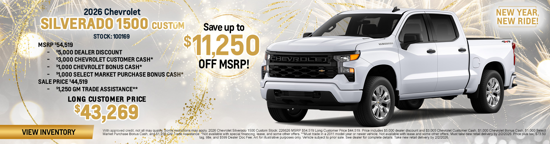 2026 Silverado Custom